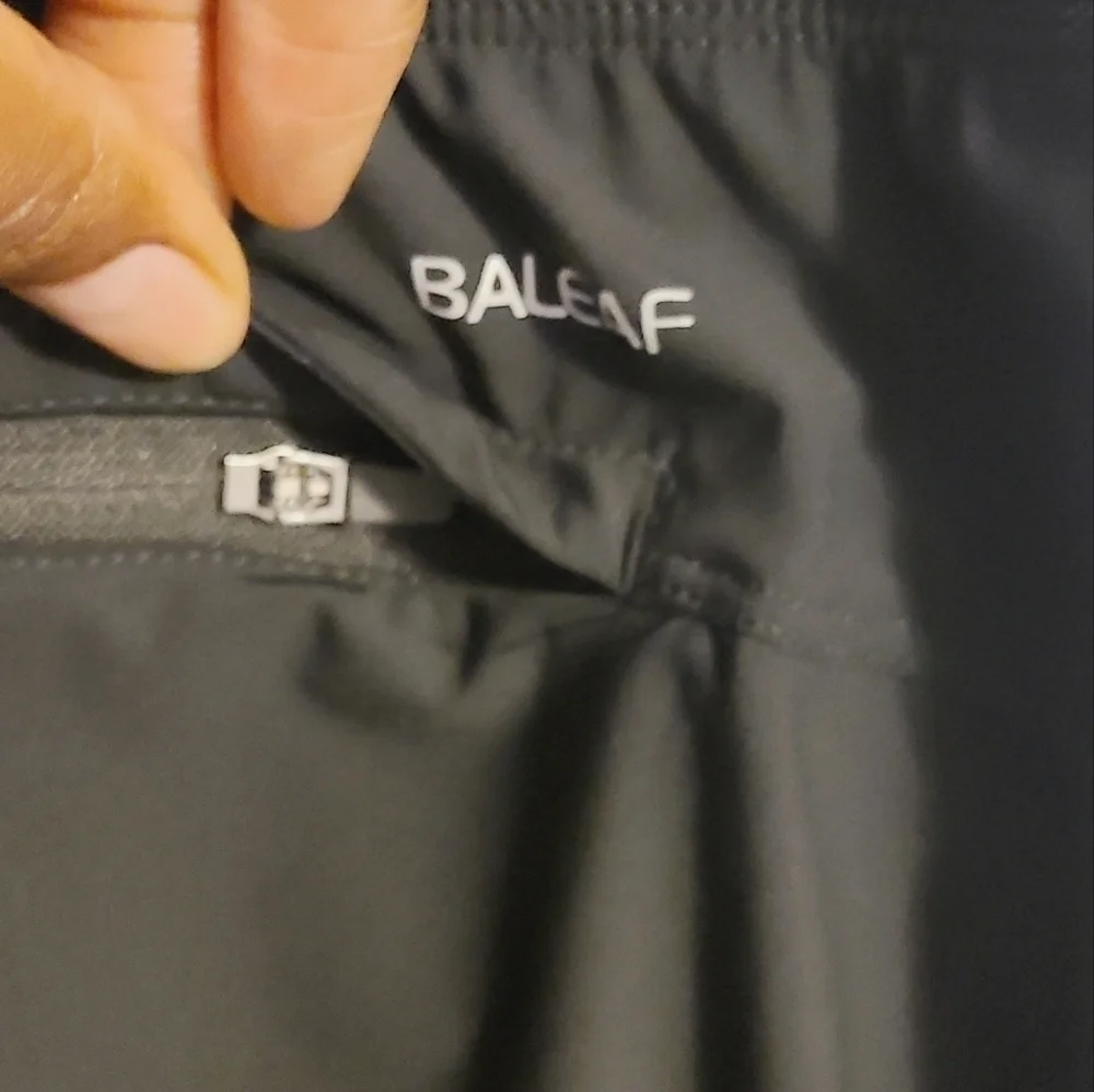 Baleaf | Women's Classic Black Athletic Running Shorts (Size 2XL)